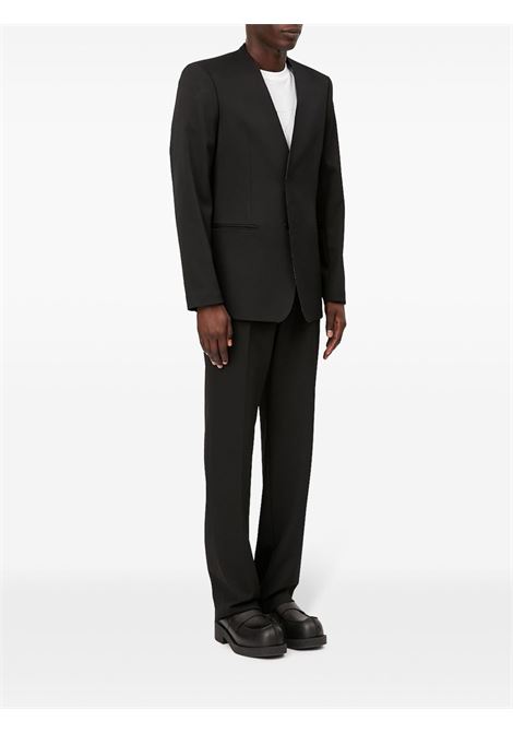 Blazer monopetto senza revers in nero Mm6 maison margiela - uomo MM6 MAISON MARGIELA | SH0BN0007M35153900